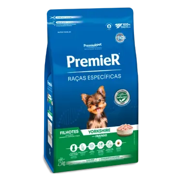 Racao Premier Racas Especificas Yorkshire Filhotes 2.5kg lateral